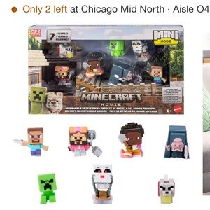 New Minecraft Mini Figure Set by Mattel